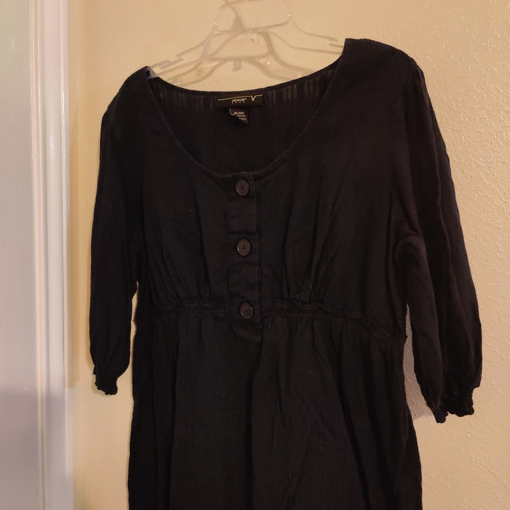 Black Peasant Top 18/20W
